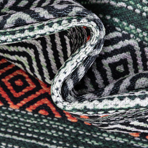 Washable Green 5' x 5' Yara Square Area Rug Easy to Clean Stain Resistant & Durable Polyester & Chenille Carpet for Sale at Rug Engine