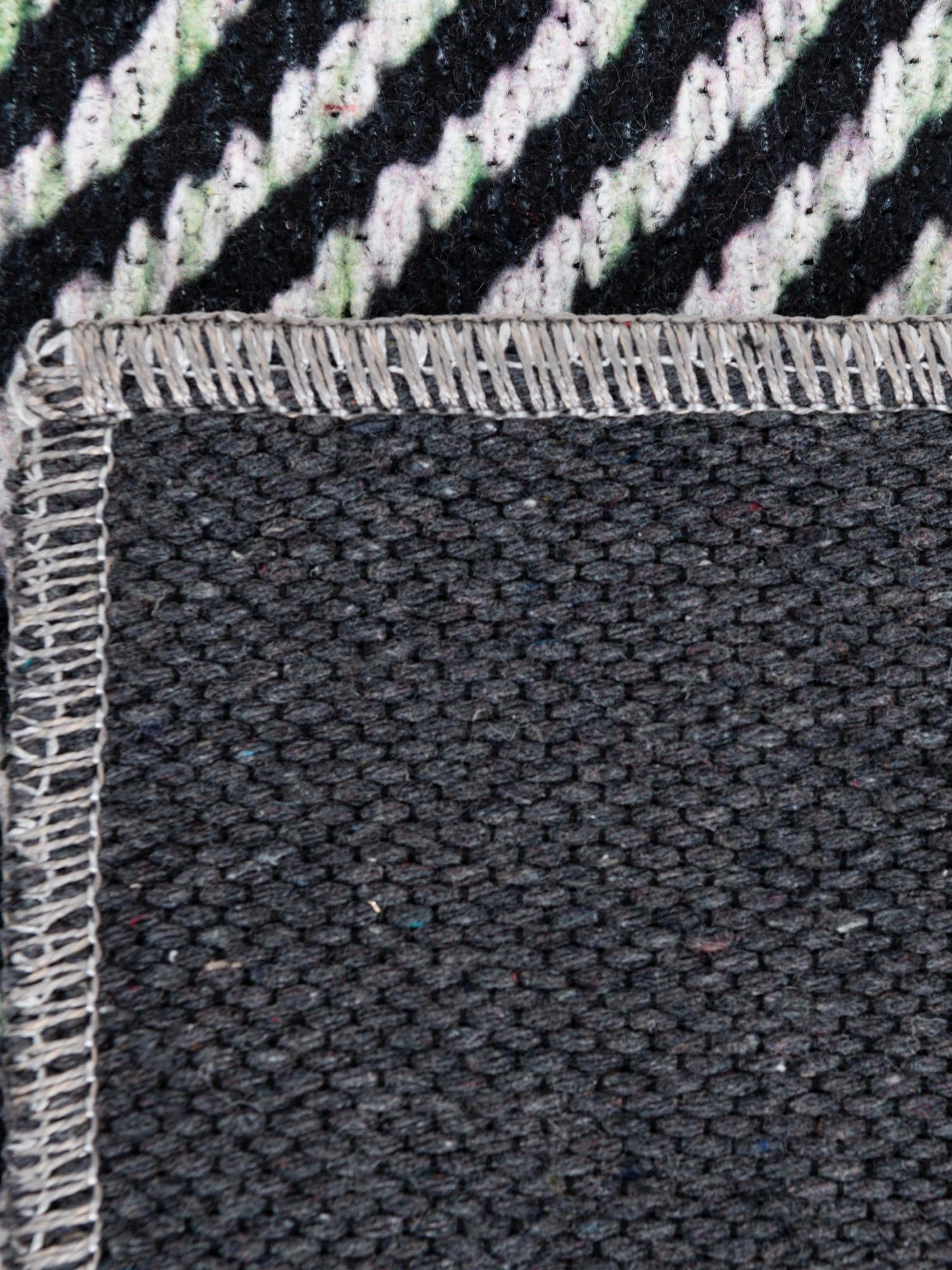 Washable Green 2' x 5' Yara Runner Area Rug Easy to Clean Stain Resistant & Durable Polyester & Chenille Carpet for Sale at Rug Engine