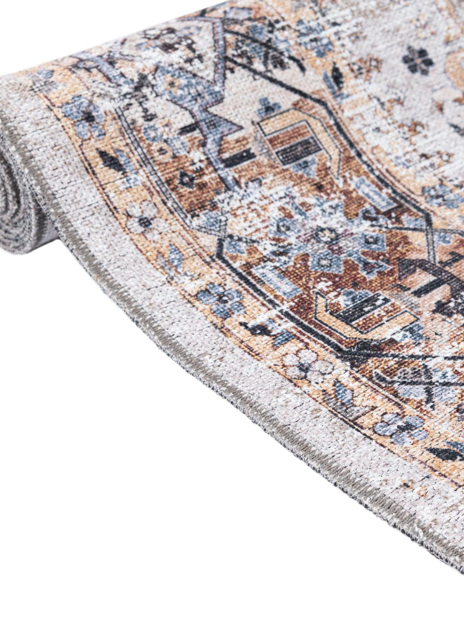 Washable Ivory Almond 9' 10 x 13' 1 Yara Rectangle Area Rug Easy to Clean Stain Resistant & Durable Polyester & Chenille Carpet for Sale at Rug Engine