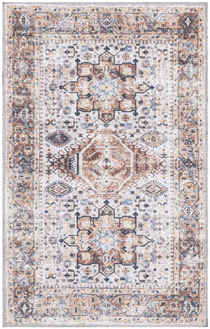 Washable Ivory Almond 2' x 3' Yara Rectangle Area Rug Easy to Clean Stain Resistant & Durable Polyester & Chenille Carpet for Sale at Rug Engine