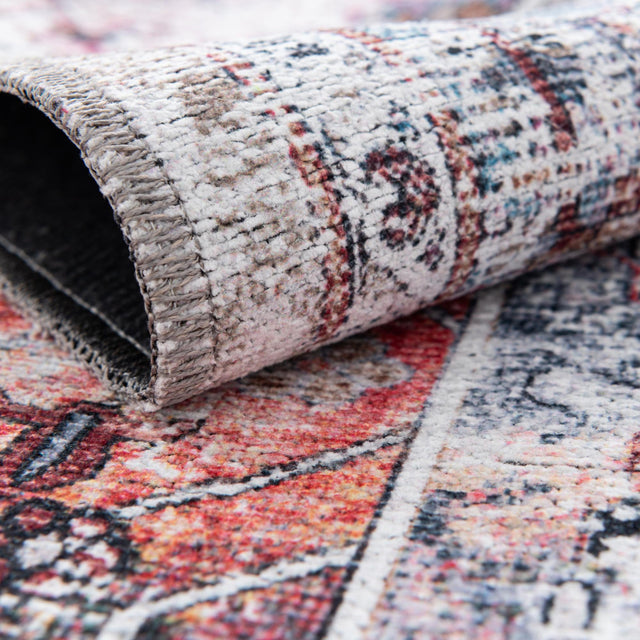 Multicolor 4' x 6' Yara Washable Rectangle Rug