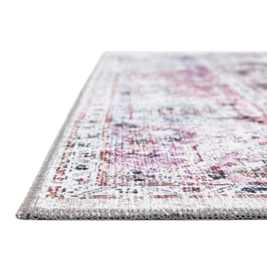 Washable Multicolor 5' x 8' Yara Rectangle Area Rug Easy to Clean Stain Resistant & Durable Polyester & Chenille Carpet for Sale at Rug Engine
