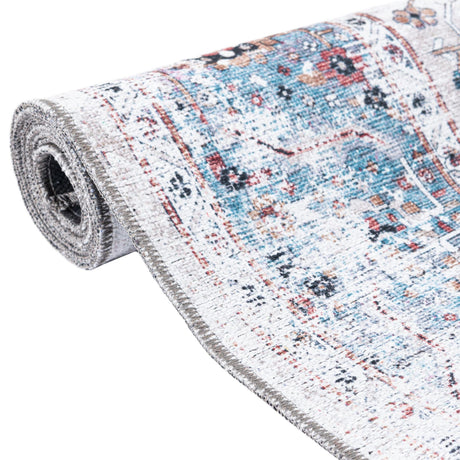 Multicolor 4' x 6' Yara Washable Rectangle Rug