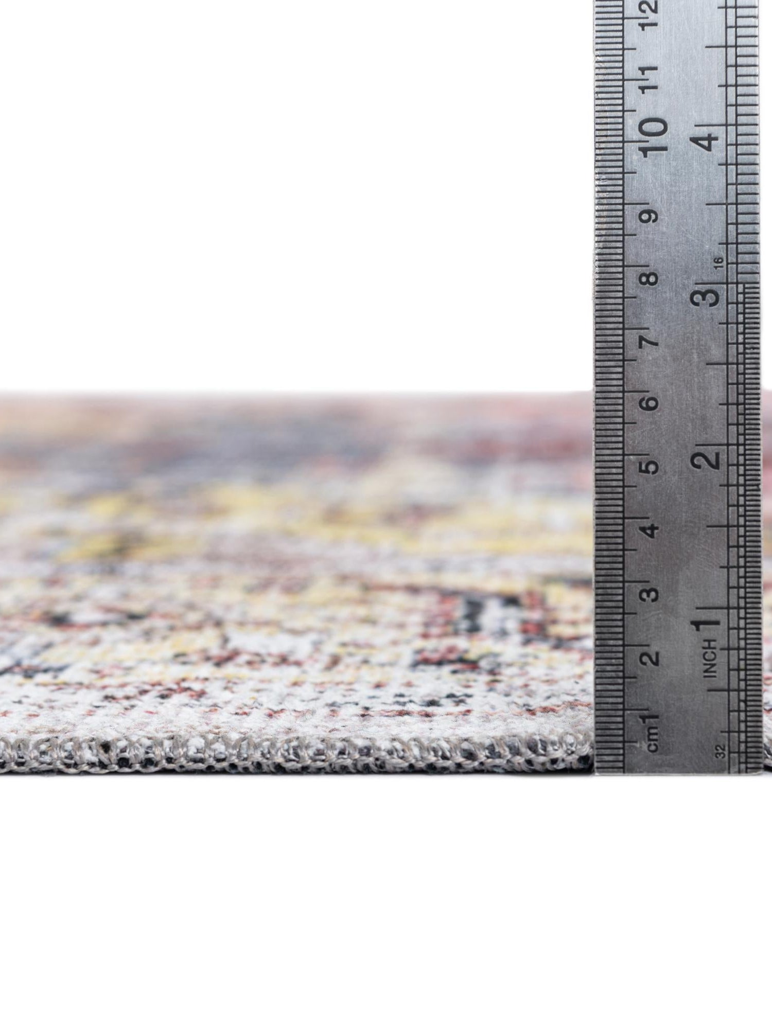 Washable Multicolor 7' 10 x 7' 10 Yara Round Area Rug Easy to Clean Stain Resistant & Durable Polyester & Chenille Carpet for Sale at Rug Engine