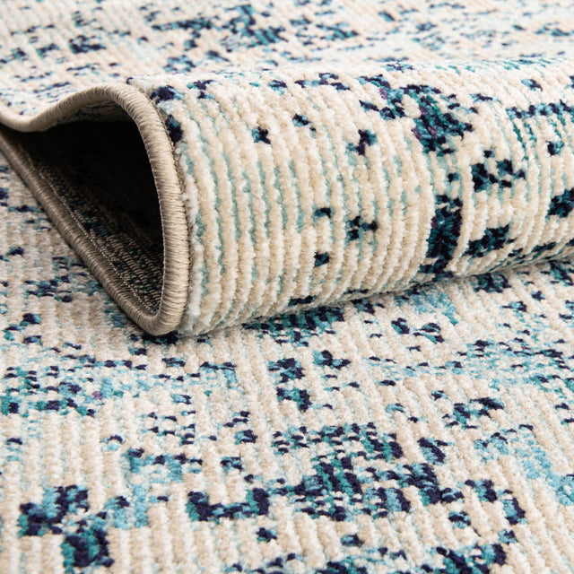 Multicolor 4' x 4' Charm Round Area Rug 100% Polypropylene With Jute Backing Traditional Vintage Distressed Look Carpet for Living Rooms Dining Office Space for Sale at Rug Engine