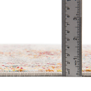 Gray 2' x 6' Charm Runner Area Rug 100% Polypropylene With Jute Backing Traditional Vintage Distressed Look Carpet for Living Rooms Dining Office Space for Sale at Rug Engine