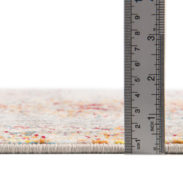 Gray 2' x 6' Charm Runner Area Rug 100% Polypropylene With Jute Backing Traditional Vintage Distressed Look Carpet for Living Rooms Dining Office Space for Sale at Rug Engine