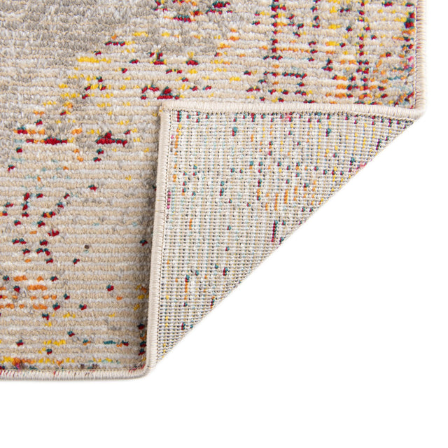 Gray 2' x 6' Charm Runner Area Rug 100% Polypropylene With Jute Backing Traditional Vintage Distressed Look Carpet for Living Rooms Dining Office Space for Sale at Rug Engine