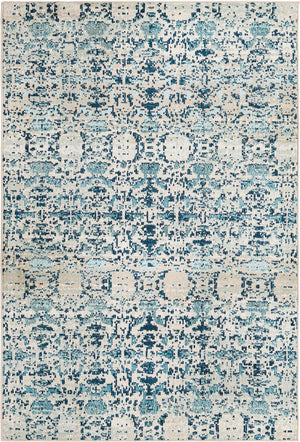 Ivory 4' x 6' Charm Rectangle Area Rug 100% Polypropylene With Jute Backing Traditional Vintage Distressed Look Carpet for Living Rooms Dining Office Space for Sale at Rug Engine