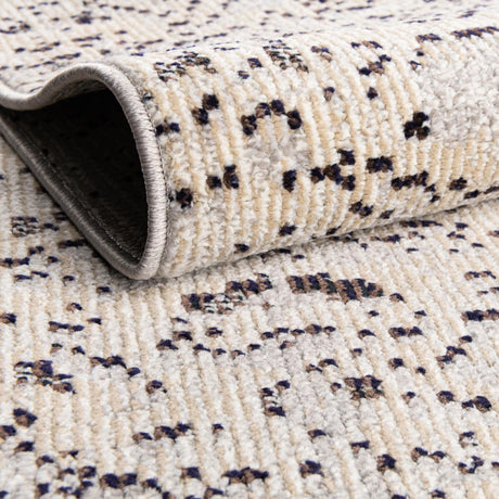 Multicolor 4' x 6' Charm Rectangle Area Rug 100% Polypropylene With Jute Backing Traditional Vintage Distressed Look Carpet for Living Rooms Dining Office Space for Sale at Rug Engine