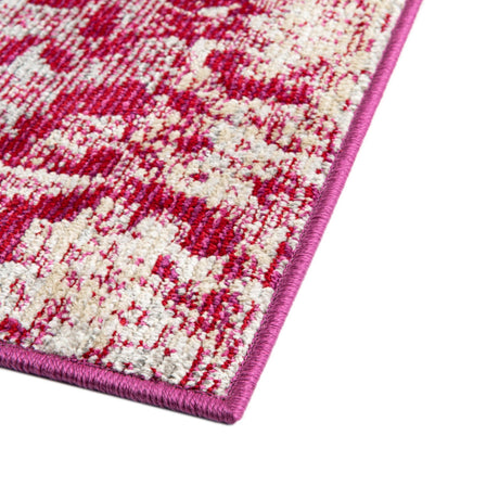 Red 5' x 8' Charm Rectangle Area Rug 100% Polypropylene With Jute Backing Traditional Vintage Distressed Look Carpet for Living Rooms Dining Office Space for Sale at Rug Engine