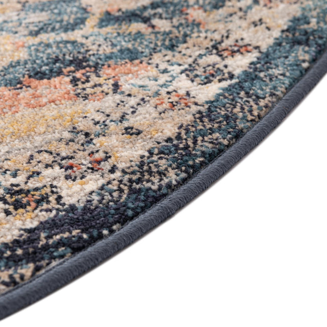 Blue 7' 10 x 10' 2 Lola Oval Area Rug Polypropylene With Jute Backing Traditional Pattern Easy Clean Carpet for Home Interior Design for Sale at Rug Engine