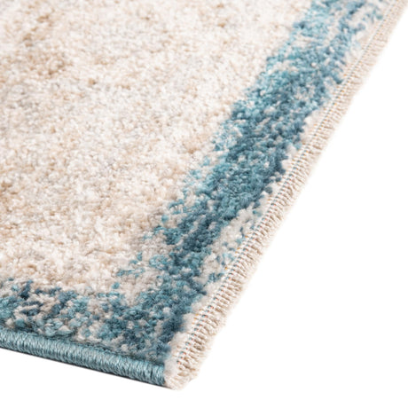 Blue 5' 3 x 8' 2 Lola Rectangle Area Rug Polypropylene With Jute Backing Traditional Pattern Easy Clean Carpet for Home Interior Design for Sale at Rug Engine
