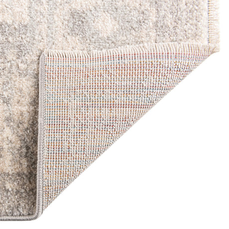 Gray 5' 3 x 8' 2 Lola Rectangle Area Rug Polypropylene With Jute Backing Traditional Pattern Easy Clean Carpet for Home Interior Design for Sale at Rug Engine