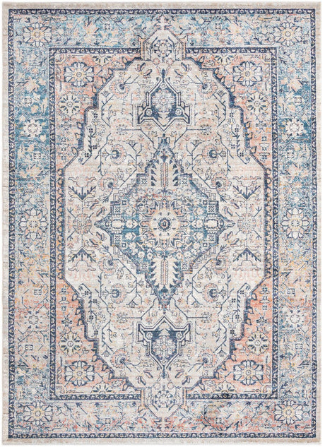 Multicolor 7' x 10' 4 Lola Rectangle Area Rug Polypropylene With Jute Backing Traditional Pattern Easy Clean Carpet for Home Interior Design for Sale at Rug Engine