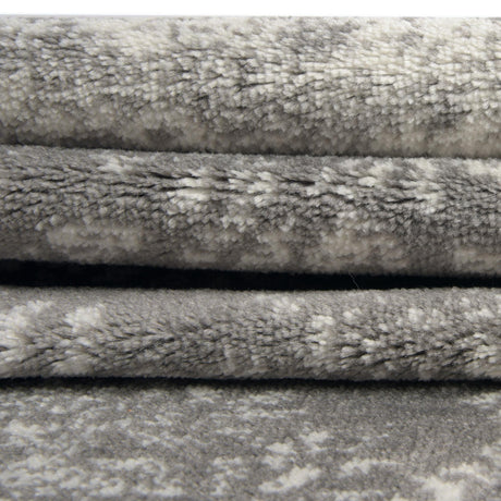 Light Gray 6' 1 x 6' 1 Sofia Octagon Area Rug Durable Easy Clean Stain Resistant Unique Carpet for Affordable Interior Home Design for Sale at Rug Engine