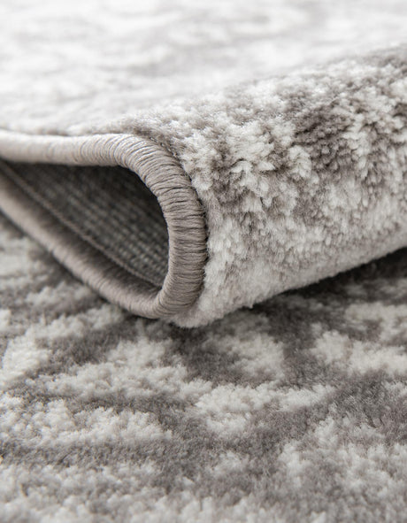 Light Gray 6' 1 x 6' 1 Sofia Octagon Area Rug Durable Easy Clean Stain Resistant Unique Carpet for Affordable Interior Home Design for Sale at Rug Engine