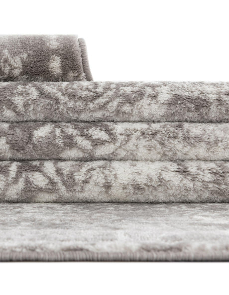 Light Gray 6' 1 x 6' 1 Sofia Octagon Area Rug Durable Easy Clean Stain Resistant Unique Carpet for Affordable Interior Home Design for Sale at Rug Engine