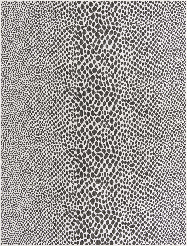 Black 10' x 13' 1 Jill Zarin Outdoor Rectangle Area Rug Weather Resistant for Patio, Deck, Terrace, Balcony, Porch Durable 100% Polypropylene Carpet for Outside for Sale at Rug Engine