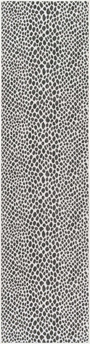 Black 2' 7 x 10' Jill Zarin Outdoor Runner Area Rug Weather Resistant for Patio, Deck, Terrace, Balcony, Porch Durable 100% Polypropylene Carpet for Outside for Sale at Rug Engine