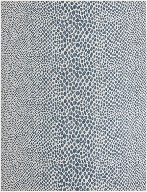 Blue 10' x 13' 1 Jill Zarin Outdoor Rectangle Area Rug Weather Resistant for Patio, Deck, Terrace, Balcony, Porch Durable 100% Polypropylene Carpet for Outside for Sale at Rug Engine