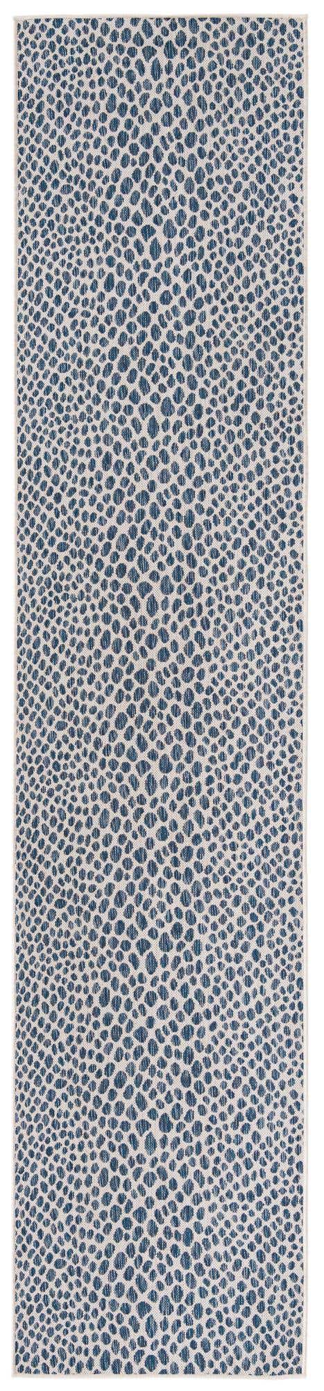 Blue 2' 7 x 12' Jill Zarin Outdoor Runner Area Rug Weather Resistant for Patio, Deck, Terrace, Balcony, Porch Durable 100% Polypropylene Carpet for Outside for Sale at Rug Engine
