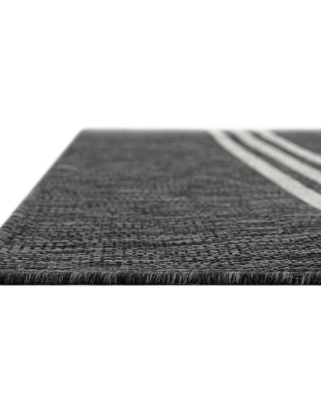 Charcoal 7' 10 x 7' 10 Jill Zarin Outdoor Octagon Area Rug Weather Resistant for Patio, Deck, Terrace, Balcony, Porch Durable 100% Polypropylene Carpet for Outside for Sale at Rug Engine