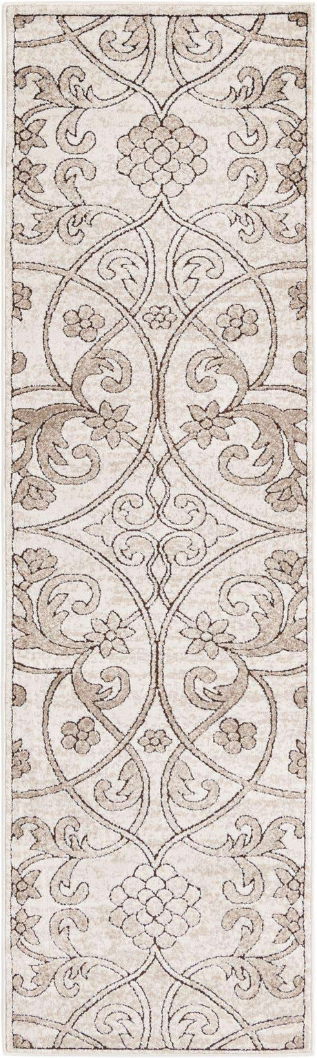 Dark Beige 2' x 7' 1 Rushmore Runner Area Rug 55% Polypropylene & 45% Polyester Durable Quality Carpet for Indoor Home Decorating for Sale at Rug Engine