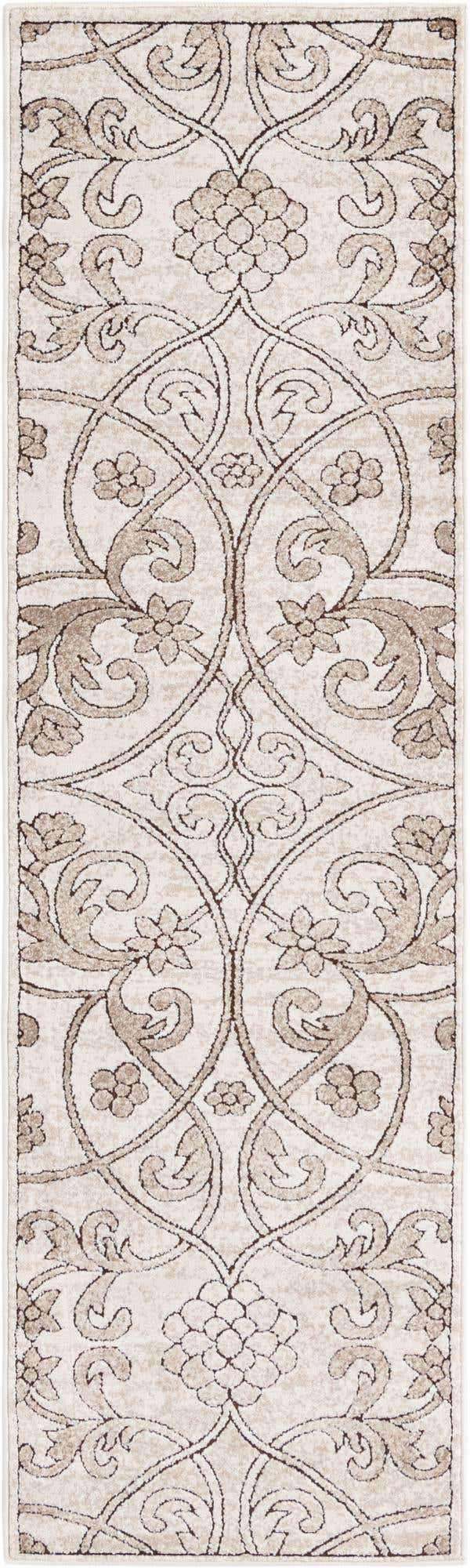 Dark Beige 2' x 7' 1 Rushmore Runner Area Rug 55% Polypropylene & 45% Polyester Durable Quality Carpet for Indoor Home Decorating for Sale at Rug Engine