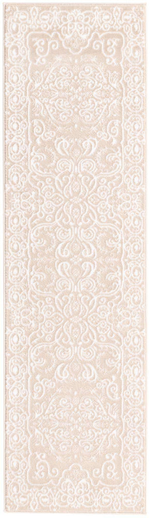 Beige 2' x 7' 1 Rushmore Runner Area Rug 55% Polypropylene & 45% Polyester Durable Quality Carpet for Indoor Home Decorating for Sale at Rug Engine