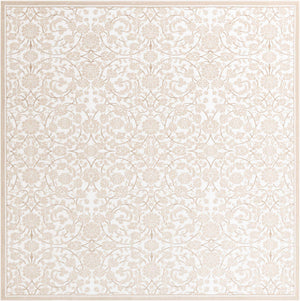 Snow White 10' 8 x 10' 8 Rushmore Square Area Rug 55% Polypropylene & 45% Polyester Durable Quality Carpet for Indoor Home Decorating for Sale at Rug Engine