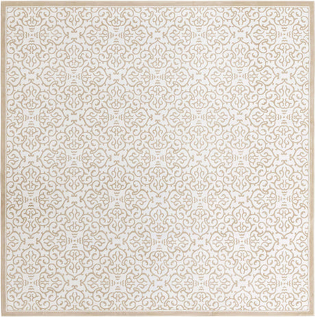 Snow White 10' 8 x 10' 8 Rushmore Square Area Rug 55% Polypropylene & 45% Polyester Durable Quality Carpet for Indoor Home Decorating for Sale at Rug Engine