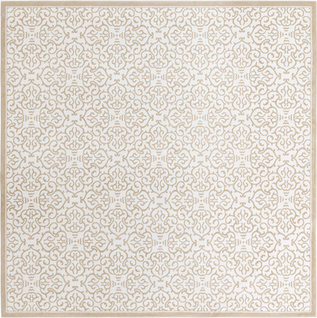 Snow White 10' 8 x 10' 8 Rushmore Square Area Rug 55% Polypropylene & 45% Polyester Durable Quality Carpet for Indoor Home Decorating for Sale at Rug Engine