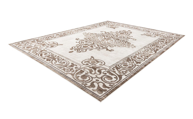 Chocolate Brown 10' 8 x 14' Hermitage Rectangle Area Rug 55% Polypropylene & 45% Polyester Easy Clean Stain-Resistant Carpet for Living, Office, Dorm Rooms for Sale at Rug Engine