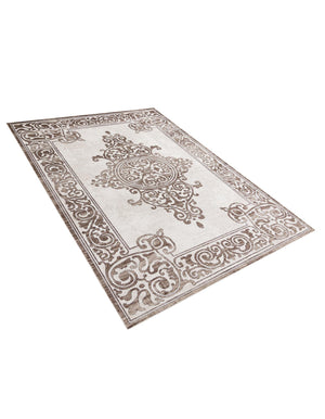 Chocolate Brown 9' x 12' Hermitage Rectangle Area Rug 55% Polypropylene & 45% Polyester Easy Clean Stain-Resistant Carpet for Living, Office, Dorm Rooms for Sale at Rug Engine