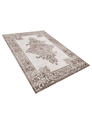 Chocolate Brown 7' 10 x 11' 6 Hermitage Rectangle Area Rug 55% Polypropylene & 45% Polyester Easy Clean Stain-Resistant Carpet for Living, Office, Dorm Rooms for Sale at Rug Engine