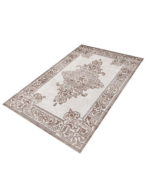 Chocolate Brown 7' 10 x 11' 6 Hermitage Rectangle Area Rug 55% Polypropylene & 45% Polyester Easy Clean Stain-Resistant Carpet for Living, Office, Dorm Rooms for Sale at Rug Engine
