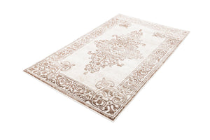 Chocolate Brown 3' 3 x 5' 3 Hermitage Rectangle Area Rug 55% Polypropylene & 45% Polyester Easy Clean Stain-Resistant Carpet for Living, Office, Dorm Rooms for Sale at Rug Engine