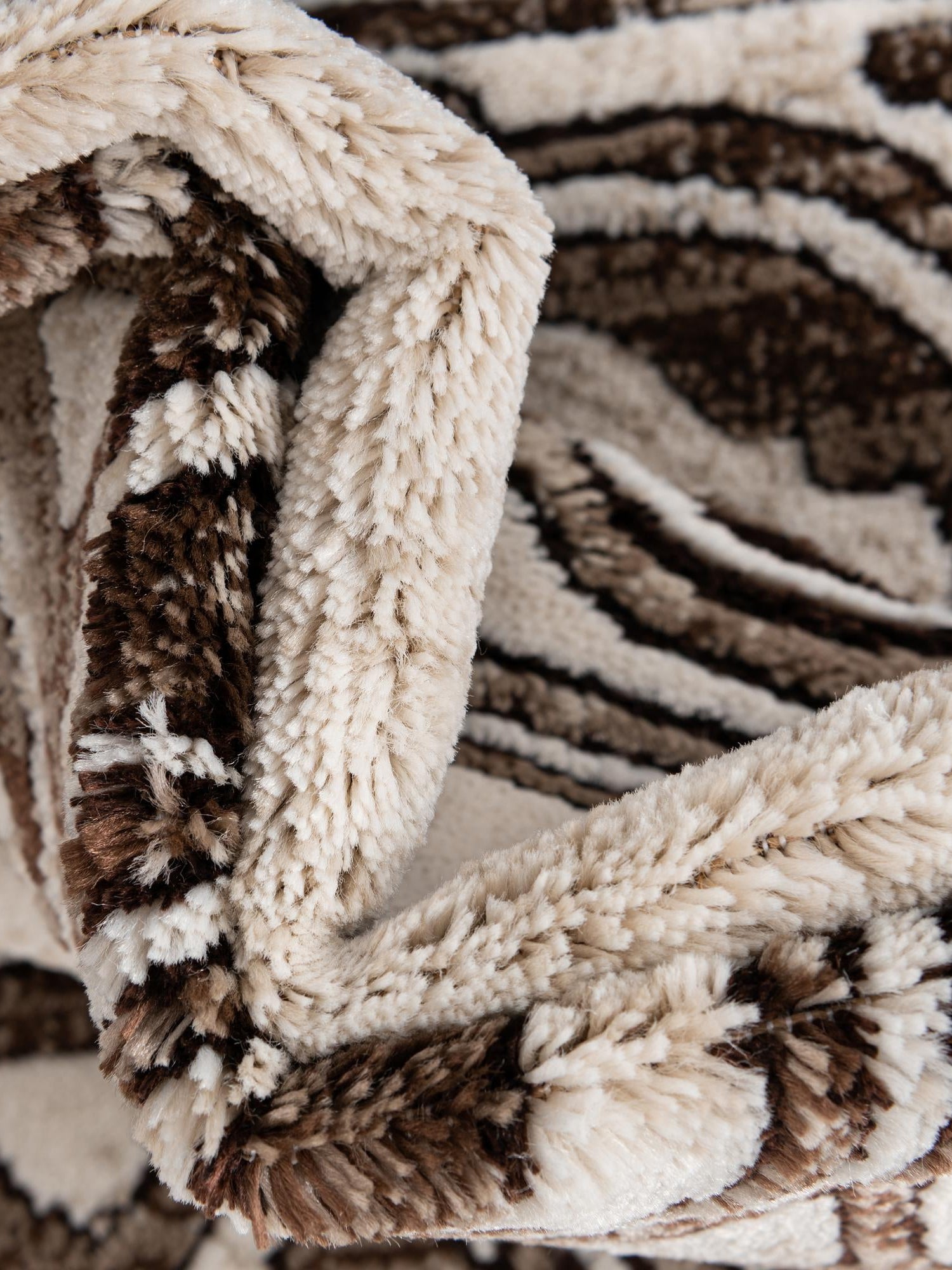 Chocolate Brown 6' x 6' Hermitage Square Area Rug 55% Polypropylene & 45% Polyester Easy Clean Stain-Resistant Carpet for Living, Office, Dorm Rooms for Sale at Rug Engine