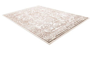 Chocolate Brown 7' x 10' Hermitage Rectangle Area Rug 55% Polypropylene & 45% Polyester Easy Clean Stain-Resistant Carpet for Living, Office, Dorm Rooms for Sale at Rug Engine