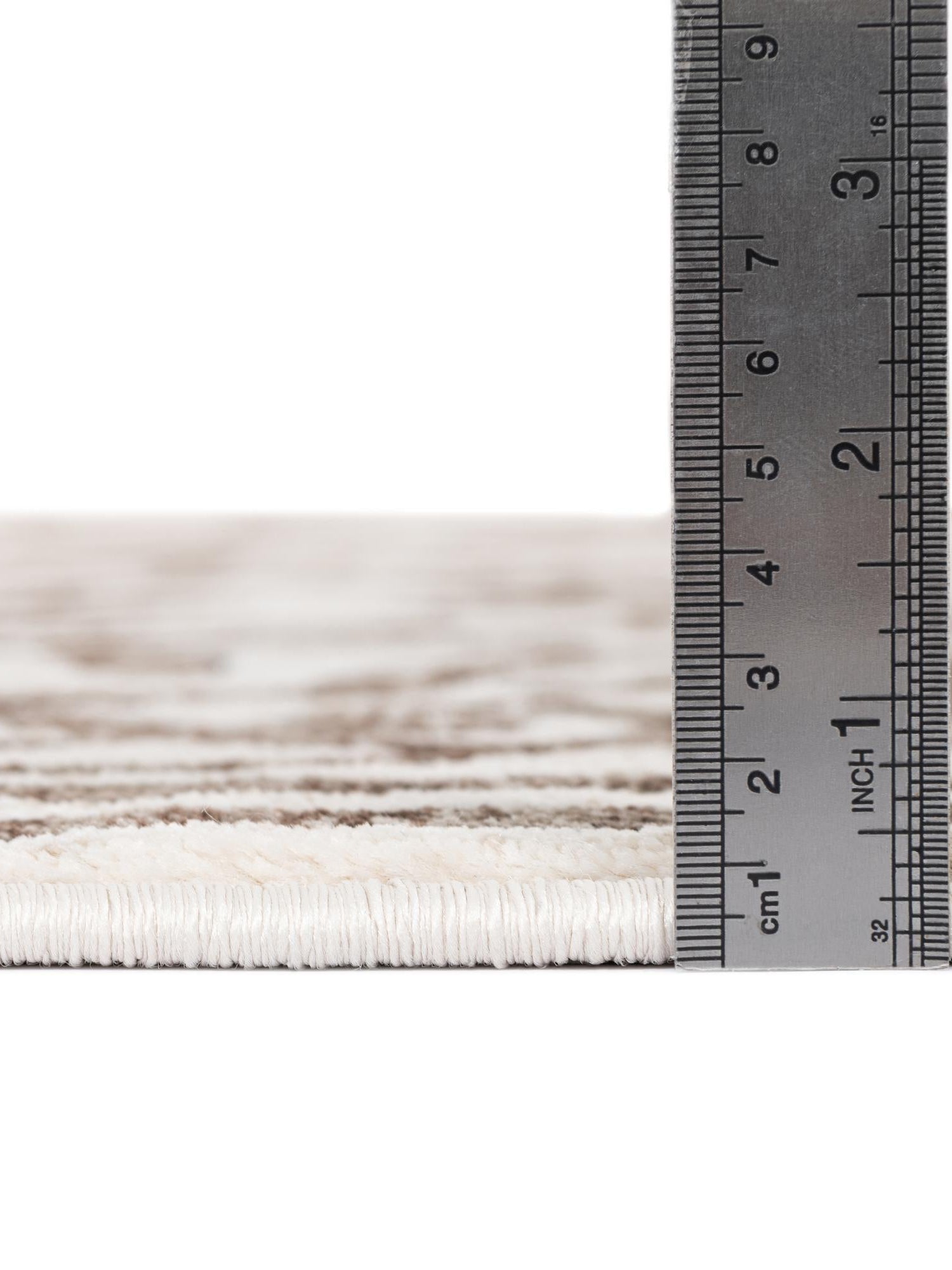 Chocolate Brown 3' 3 x 5' 3 Hermitage Rectangle Area Rug 55% Polypropylene & 45% Polyester Easy Clean Stain-Resistant Carpet for Living, Office, Dorm Rooms for Sale at Rug Engine