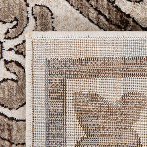 Chocolate Brown 3' 3 x 5' 3 Hermitage Rectangle Area Rug 55% Polypropylene & 45% Polyester Easy Clean Stain-Resistant Carpet for Living, Office, Dorm Rooms for Sale at Rug Engine