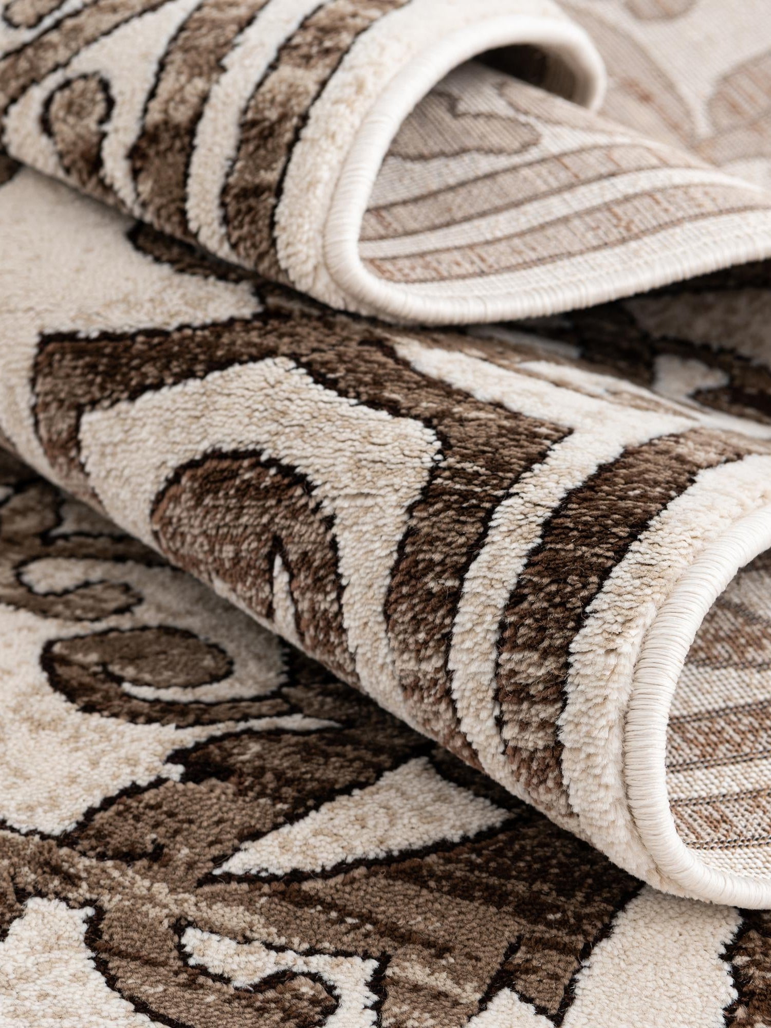 Chocolate Brown 7' 10 x 11' 6 Hermitage Rectangle Area Rug 55% Polypropylene & 45% Polyester Easy Clean Stain-Resistant Carpet for Living, Office, Dorm Rooms for Sale at Rug Engine