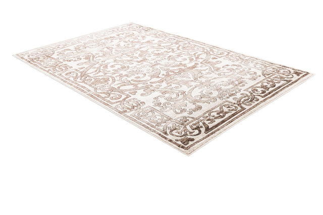 Chocolate Brown 5' 3 x 8' Hermitage Rectangle Area Rug 55% Polypropylene & 45% Polyester Easy Clean Stain-Resistant Carpet for Living, Office, Dorm Rooms for Sale at Rug Engine