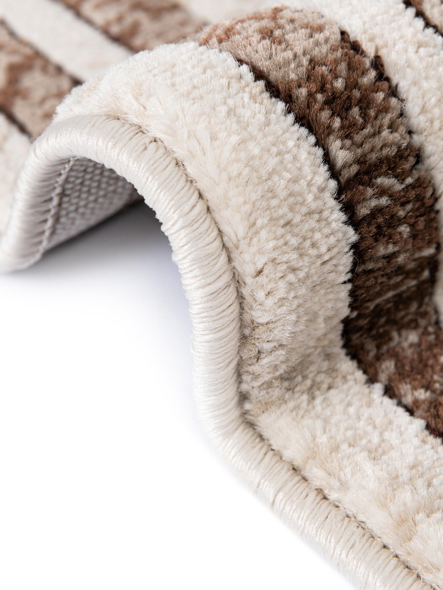 Chocolate Brown 7' 10 x 7' 10 Hermitage Octagon Area Rug 55% Polypropylene & 45% Polyester Easy Clean Stain-Resistant Carpet for Living, Office, Dorm Rooms for Sale at Rug Engine