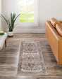 Chocolate Brown 2' x 8' Hermitage Runner Area Rug 55% Polypropylene & 45% Polyester Easy Clean Stain-Resistant Carpet for Living, Office, Dorm Rooms for Sale at Rug Engine