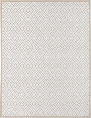 Snow White 9' x 12' Hermitage Rectangle Area Rug 55% Polypropylene & 45% Polyester Easy Clean Stain-Resistant Carpet for Living, Office, Dorm Rooms for Sale at Rug Engine