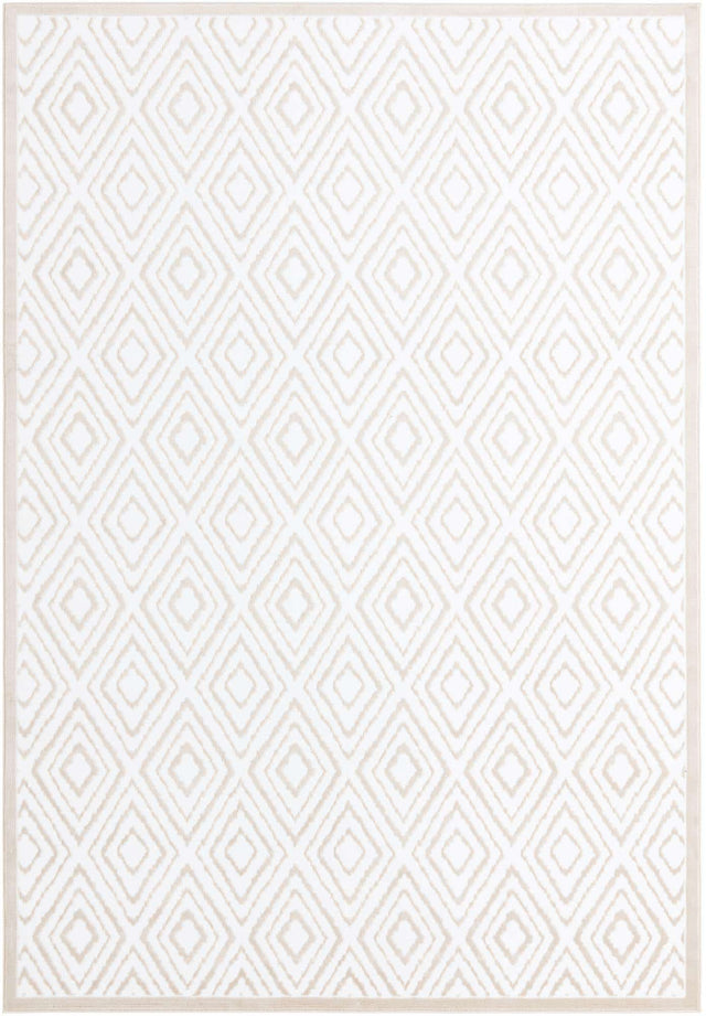 Snow White 7' 10 x 11' 6 Hermitage Rectangle Area Rug 55% Polypropylene & 45% Polyester Easy Clean Stain-Resistant Carpet for Living, Office, Dorm Rooms for Sale at Rug Engine
