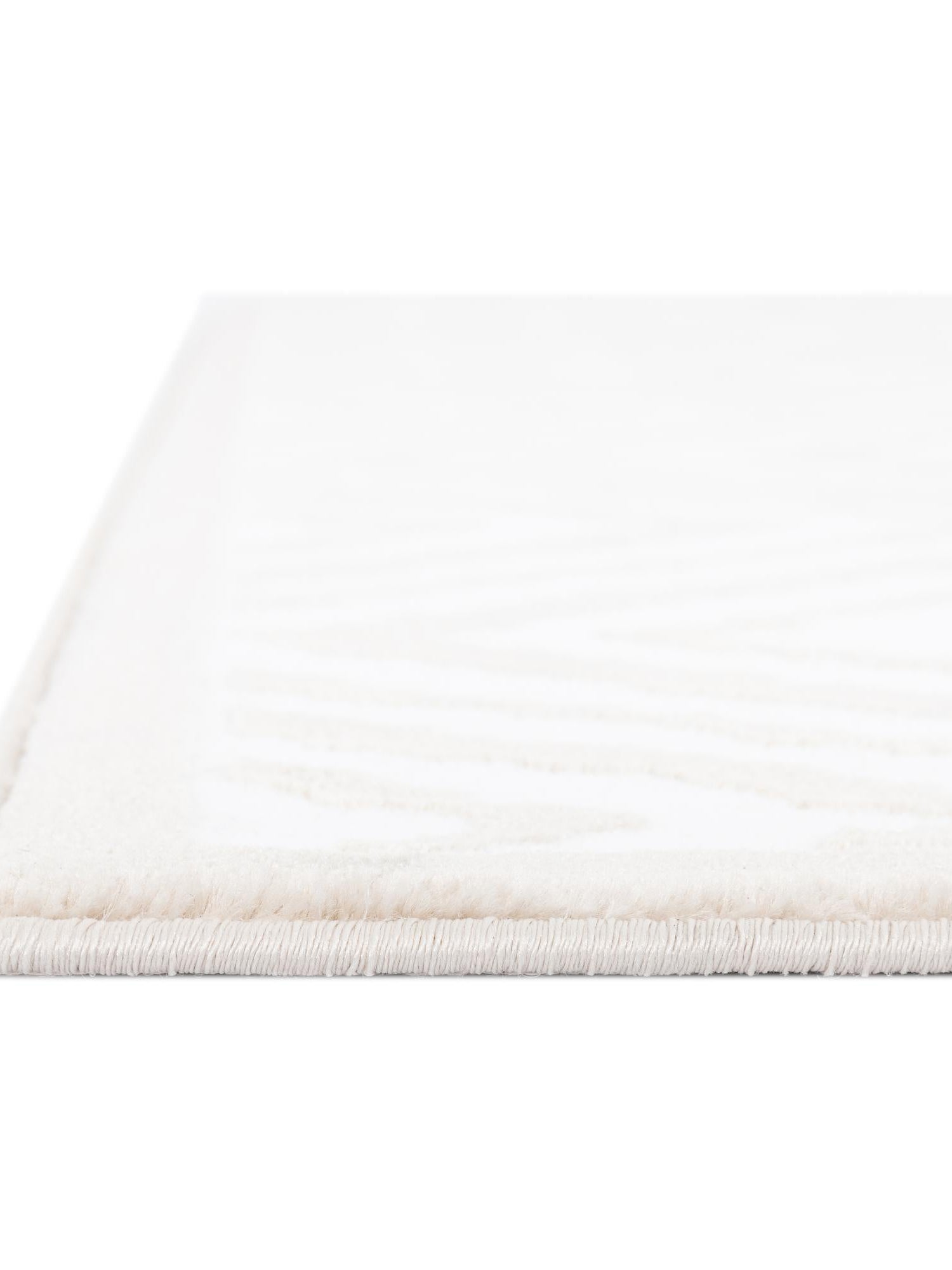 Snow White 6' x 6' Hermitage Square Area Rug 55% Polypropylene & 45% Polyester Easy Clean Stain-Resistant Carpet for Living, Office, Dorm Rooms for Sale at Rug Engine