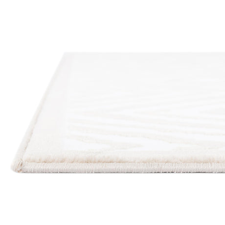 Snow White 7' 10 x 7' 10 Hermitage Octagon Area Rug 55% Polypropylene & 45% Polyester Easy Clean Stain-Resistant Carpet for Living, Office, Dorm Rooms for Sale at Rug Engine